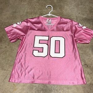 Pink Green Bay Packer (AJ Hawk) Jersey